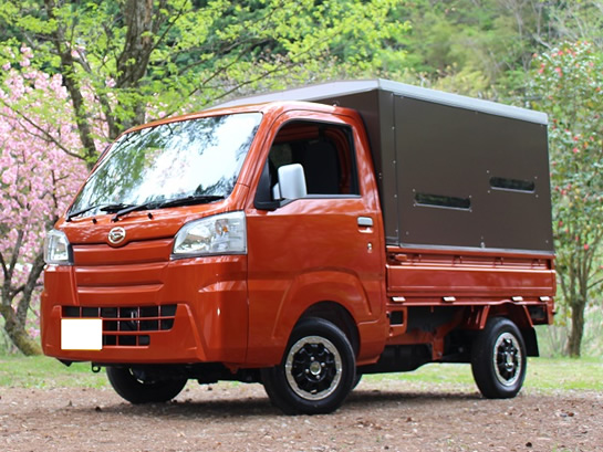 軽トラック　移動販売車　マルシェタイプ移動販売車　移動スーパー